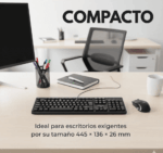 Teclado USB Alámbrico SPK6234 Philips Original Negro - Imagen 5