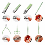 Set Manicure Pedicure Profesional Aseo Cara Mano Pie 16 Pzas - Imagen 3
