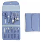 Set Manicure Pedicure Profesional Aseo Cara Mano Pie 16 Pzas