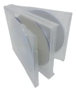 Caja Cd Múltiple 4 Discos Digital Audio Transparente