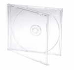 Caja Cd Plástica Single 10.4 Mm Pack 10u Trasparente Premium Gris - Imagen 3