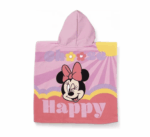 Toalla Con Capucha Minnie Mouse 120x60cm Microfibra Playa - Imagen 2