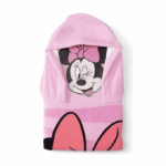 Toalla Con Capucha Minnie Mouse 120x60cm Microfibra Playa