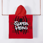 Toalla Spiderman Playa Capucha Microfibra 60x120cm Araña - Imagen 4
