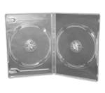 Caja Almacenamiento Cd Dvd Transparente Doble Pack 5 Unid.