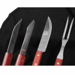 Delantal Parrillero +3 Piezas Asado 61x45cm - Imagen 3