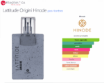 Perfume Lattitud ORIGINI Hinode 100ml Brasil - Imagen 3